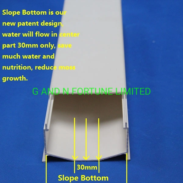 Hydroponics Nft Growing System with Irrigation and Drainage