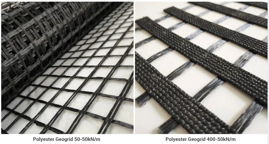 Tenar Polyester Geogrid Geogrid Retaining Wall Geogrid for Terminal Road Construction PVC/Bitument Coated Polyester Industrial